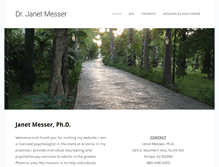 Tablet Screenshot of drjanetmesser.com